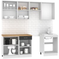 Готовая кухня Mio Tesoro Экстра-лайт 2.2 (антрацит/дуб бунратти) - Превью изображения №2 — Интернет-магазин ПроЗаказ