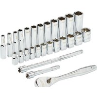 Набор трещотка с головками Milwaukee 4932464943 (28 предметов) - Превью изображения №3 — Интернет-магазин ПроЗаказ