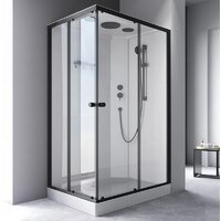 Душевая кабина AM.PM X-Joy 120x80 W94C-403-12080BT (черный матовый/прозрачное стекло) - Превью изображения №2 — Интернет-магазин ПроЗаказ