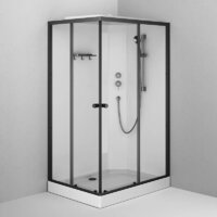 Душевая кабина AM.PM X-Joy 120x80 W94C-403-12080BT (черный матовый/прозрачное стекло) - Превью изображения №3 — Интернет-магазин ПроЗаказ