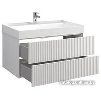  Belux Тумба под умывальник Сиртаки НП 100-02 (1, белый глянцевый) - Превью изображения №2 — Интернет-магазин ПроЗаказ