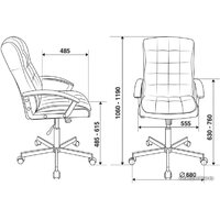 Офисное кресло Бюрократ CH-823AXSN (черный) - Превью изображения №5 — Интернет-магазин ПроЗаказ