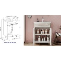  Volna Тумба под умывальник Adel 50.2D - Превью изображения №6 — Интернет-магазин ПроЗаказ