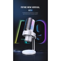 Проводной микрофон FIFINE A9 (белый) - Превью изображения №4 — Интернет-магазин ПроЗаказ