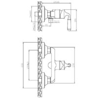 Смеситель Esko Prague PG 80 - Превью изображения №4 — Интернет-магазин ПроЗаказ