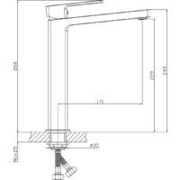 Умывальник Lauter 21493A + Cascade 21СК0655C - Превью изображения №4 — Интернет-магазин ПроЗаказ