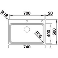 Кухонная мойка Blanco Etagon 700-IF/A (зеркальная полировка) 524274 - Превью изображения №5 — Интернет-магазин ПроЗаказ