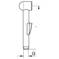 Гигиенический душ Grohe BauClassic [124434] - Превью изображения №4 — Интернет-магазин ПроЗаказ
