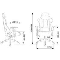 Игровое (геймерское) кресло Zombie Neo 3C1 1972993 (серый) - Превью изображения №21 — Интернет-магазин ПроЗаказ