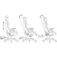 Игровое (геймерское) кресло Zombie Neo 3C1 1972993 (серый) - Превью изображения №22 — Интернет-магазин ПроЗаказ