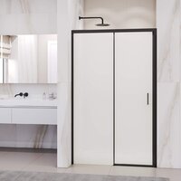 Душевая дверь RGW PA-017B R 350801718-24 (черный/матовое стекло) - Превью изображения №2 — Интернет-магазин ПроЗаказ