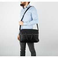 Мужская сумка Poshete 249-8193-8-BLK (черный) - Превью изображения №2 — Интернет-магазин ПроЗаказ