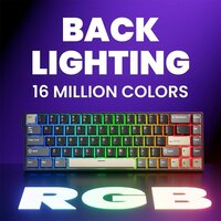 Клавиатура Royal Kludge RK68 HE Phantom (RK Mint) - Превью изображения №10 — Интернет-магазин ПроЗаказ