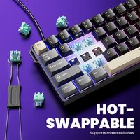 Клавиатура Royal Kludge RK68 HE Phantom (RK Mint) - Превью изображения №8 — Интернет-магазин ПроЗаказ