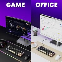 Клавиатура Royal Kludge RK68 HE Phantom (RK Mint) - Превью изображения №11 — Интернет-магазин ПроЗаказ