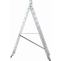 Лестница-стремянка Новая высота NV 223 алюминиевая трёхсекционная 3x11 ступеней - Превью изображения №6 — Интернет-магазин ПроЗаказ