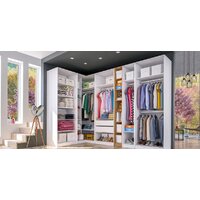 Шкаф-пенал Неман мебель Отис МН-039-07 П8 (белый/крем) - Превью изображения №4 — Интернет-магазин ПроЗаказ