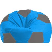 Flagman Мяч Стандарт М1.1-270 (голубой/темно-серый)