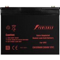Аккумулятор для ИБП Powerman CA12500/UPS (12В/50 А·ч) - Превью изображения №2 — Интернет-магазин ПроЗаказ