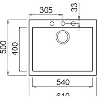 Кухонная мойка Elleci Quadra 110 Aluminium 79 - Превью изображения №2 — Интернет-магазин ПроЗаказ