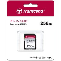 Карта памяти Transcend SDXC 300S 256GB - Превью изображения №2 — Интернет-магазин ПроЗаказ
