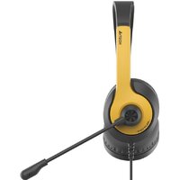 Наушники A4Tech Fstyler FH100U (черный/желтый) - Превью изображения №4 — Интернет-магазин ПроЗаказ