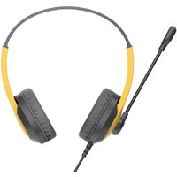Наушники A4Tech Fstyler FH100U (черный/желтый) - Превью изображения №2 — Интернет-магазин ПроЗаказ