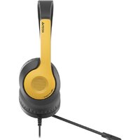 Наушники A4Tech Fstyler FH100U (черный/желтый) - Превью изображения №3 — Интернет-магазин ПроЗаказ