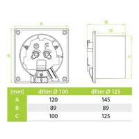 Осевой вентилятор airRoxy dRim 100HS-C159 - Превью изображения №3 — Интернет-магазин ПроЗаказ