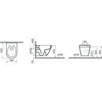 Унитаз подвесной Vitra S50 7740B003-0850 - Превью изображения №3 — Интернет-магазин ПроЗаказ