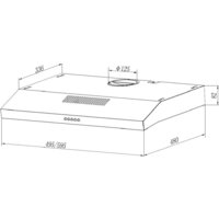 Кухонная вытяжка Elikor Eco One 60 298168 (белый) - Превью изображения №9 — Интернет-магазин ПроЗаказ