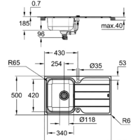Кухонная мойка Grohe K500 45-S 86/50 1.0 rev 31571SD1 - Превью изображения №3 — Интернет-магазин ПроЗаказ