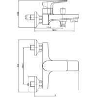 Смеситель Cersanit Nature 63064 - Превью изображения №2 — Интернет-магазин ПроЗаказ