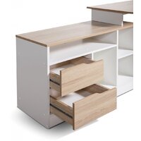 Стол Мебель-класс Имидж-3 (белый/дуб сонома) - Превью изображения №2 — Интернет-магазин ПроЗаказ