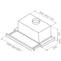 Кухонная вытяжка Jetair Orion LX/GR/F/60/VT PRF0099878C - Превью изображения №3 — Интернет-магазин ПроЗаказ