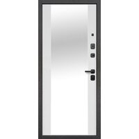 Металлическая дверь Guard Зеркало серебристый/белый матовый (86x205, правая) - Превью изображения №3 — Интернет-магазин ПроЗаказ