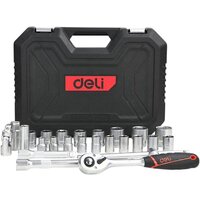 Универсальный набор инструментов Deli EDQ43025 (25 предметов) - Превью изображения №2 — Интернет-магазин ПроЗаказ