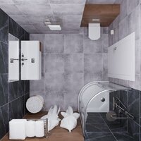 Душевой уголок Triton Альфа-Хром 90х90 (с поддоном) - Превью изображения №6 — Интернет-магазин ПроЗаказ