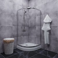 Душевой уголок Triton Альфа-Хром 90х90 (с поддоном) - Превью изображения №7 — Интернет-магазин ПроЗаказ