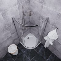 Душевой уголок Triton Альфа-Хром 90х90 (с поддоном) - Превью изображения №8 — Интернет-магазин ПроЗаказ