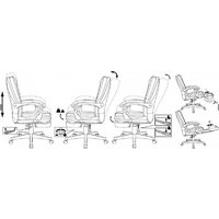 Офисное кресло Бюрократ CH-868N-BF (черный) - Превью изображения №4 — Интернет-магазин ПроЗаказ