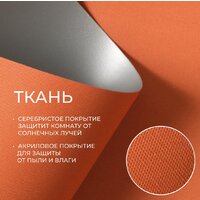 Рулонные шторы Franc Gardiner Blackout Silver 200x175 7794915 (оранжевый) - Превью изображения №2 — Интернет-магазин ПроЗаказ