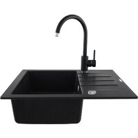 Кухонная мойка Kernau KGS A 4560 1B1D Graphite - Превью изображения №6 — Интернет-магазин ПроЗаказ