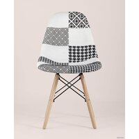 Стул Stool Group Eames DSW (пэчворк черный/белый) - Превью изображения №8 — Интернет-магазин ПроЗаказ