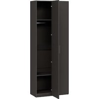 Шкаф распашной Трия Стелла угловой исп.2 (серый вулкан/фон серый) - Превью изображения №2 — Интернет-магазин ПроЗаказ