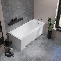 Ванна Lauter Bianca 140 21207140 (с ножками, серым подголовником) - Превью изображения №13 — Интернет-магазин ПроЗаказ