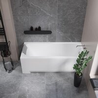 Ванна Lauter Bianca 140 21207140 (с ножками, серым подголовником) - Превью изображения №16 — Интернет-магазин ПроЗаказ