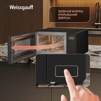 Микроволновая печь Weissgauff MWO-150 Black Glass - Превью изображения №17 — Интернет-магазин ПроЗаказ