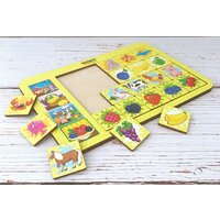 Мозаика/пазл WoodLand Toys Ассоциации 093101 - Превью изображения №2 — Интернет-магазин ПроЗаказ