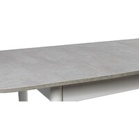 Кухонный стол ВВР ЛДСП Раздвижной (камень светлый/прямое белый) - Превью изображения №3 — Интернет-магазин ПроЗаказ